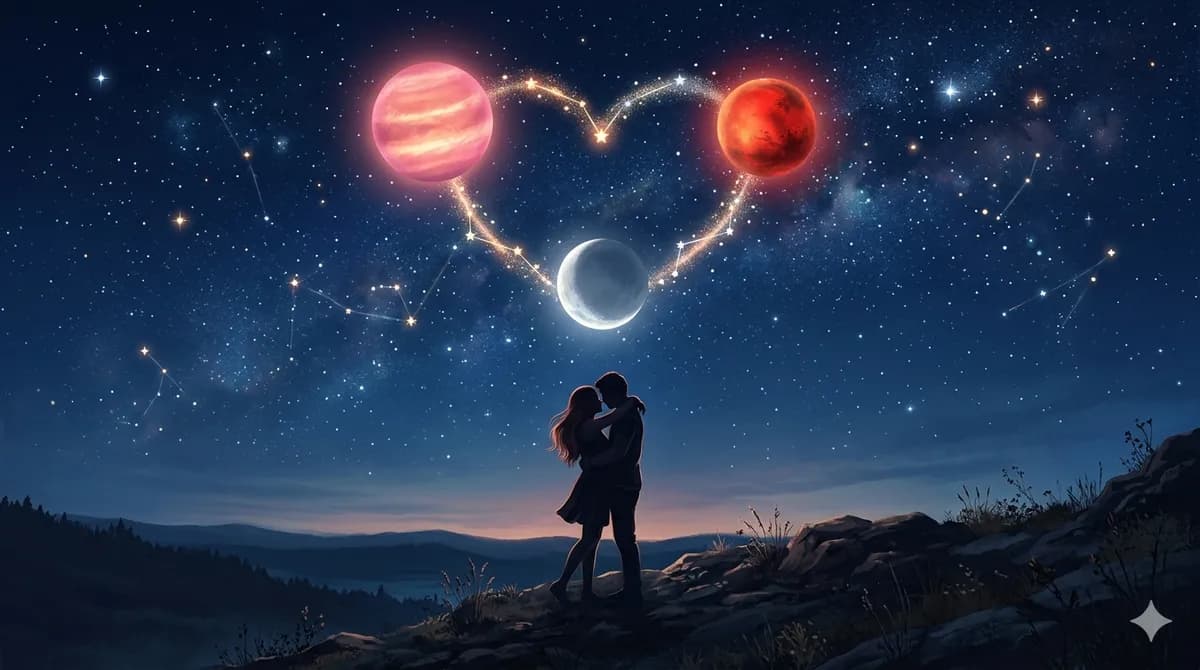 Astrología y Relaciones: Cómo Venus, Marte y la Luna Definen tu Vida Amorosa
