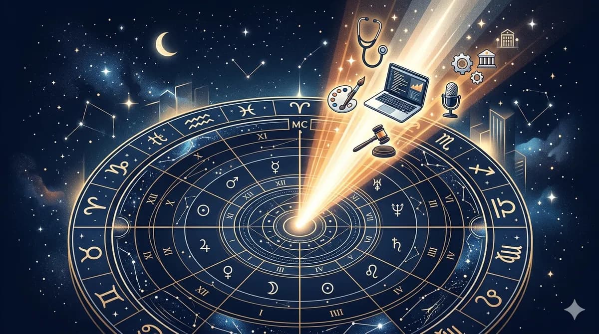 Astrología Vocacional: Cómo Tu Carta Natal Revela Tu Profesión Ideal
