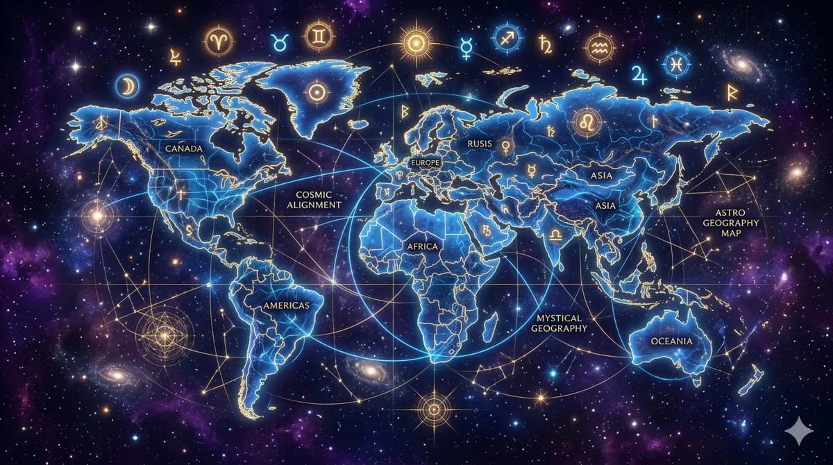 Astrocartografía: Tu Mapa Astrológico del Mundo y los Mejores Lugares para Vivir