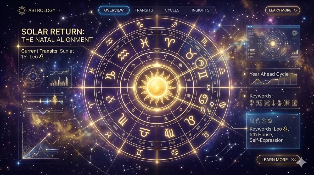 Revolución Solar con IA: Cómo Calcular e Interpretar la Tuya en Aspectados Paso a Paso