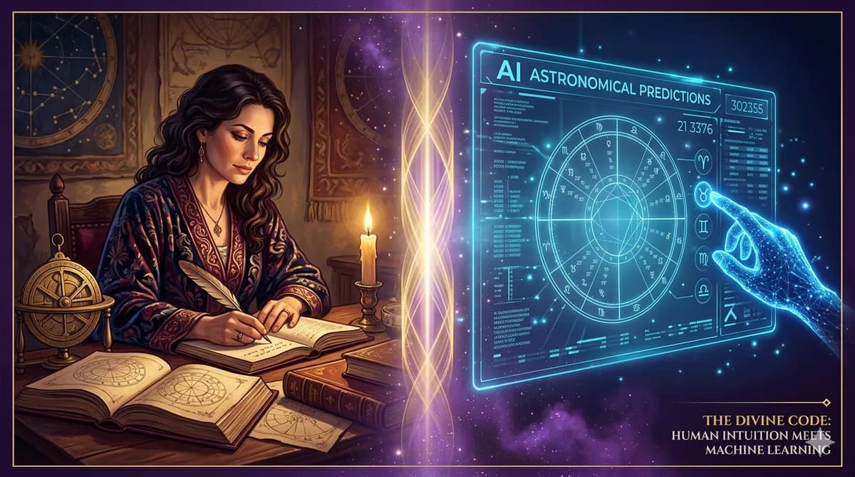 IA vs Astrólogo Tradicional: Comparativa Honesta y Cómo Aspectados los Combina