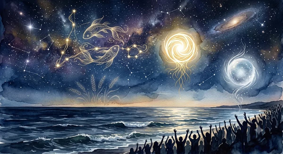 Nodo Norte en Piscis 2025-2026: La Misión Espiritual Colectiva y Tu Propósito Kármico