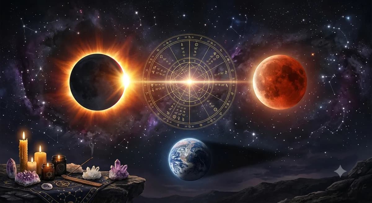 Temporada de Eclipses 2026: Cómo Prepararte, Navegar y Aprovechar su Energía