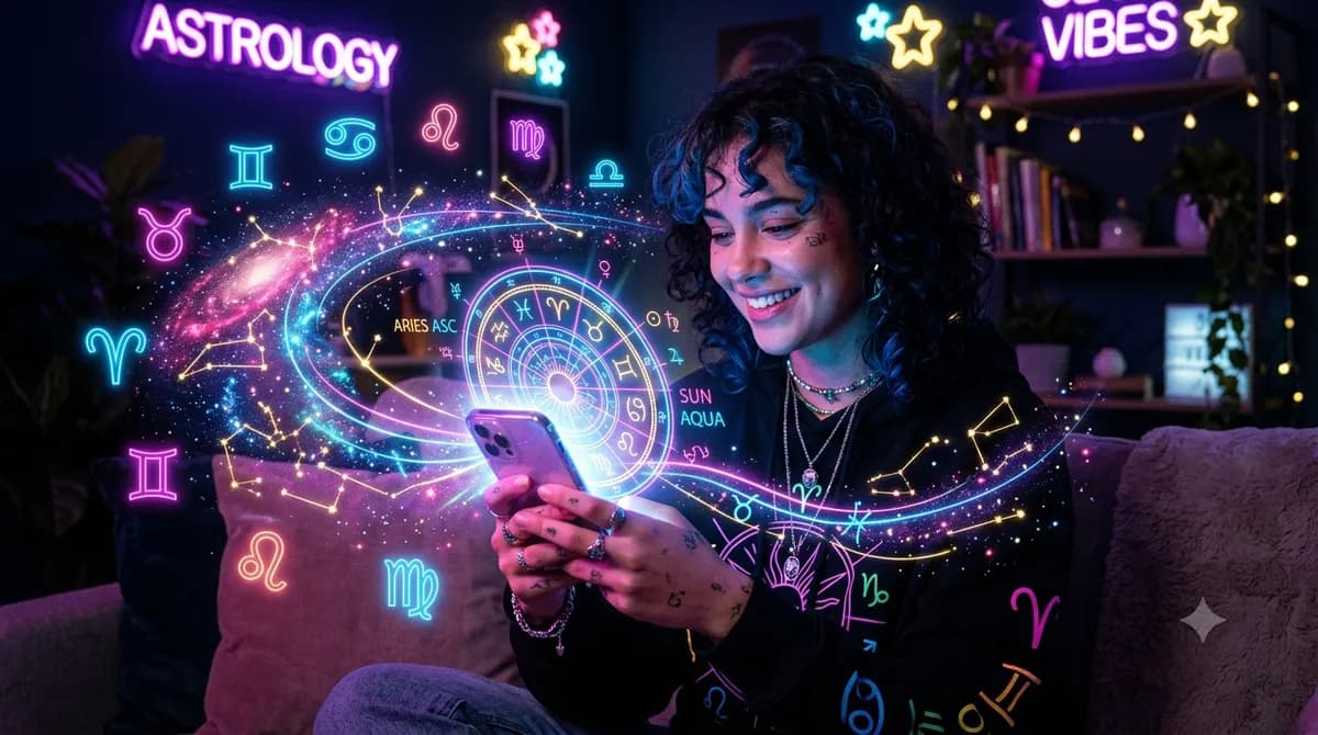 Astrología y Generación Z: TikTok, IA y el Renacimiento del Zodíaco en el Siglo XXI