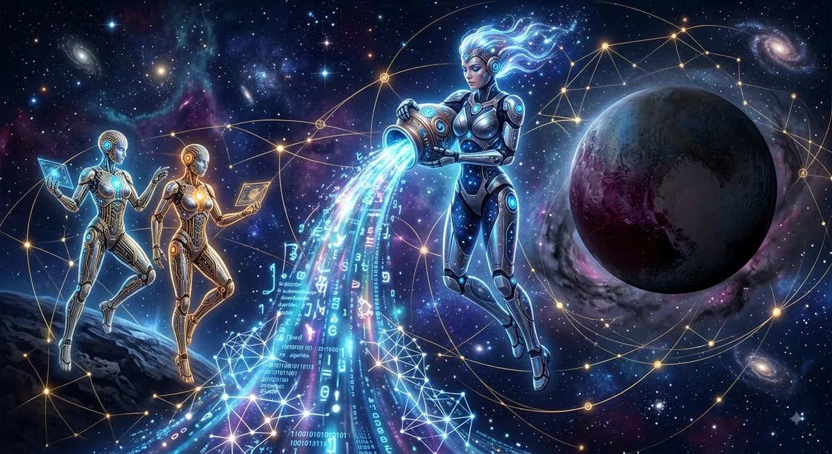 Astrología y la Revolución de los Agentes de IA en 2026: Plutón en Acuario y Urano en Géminis