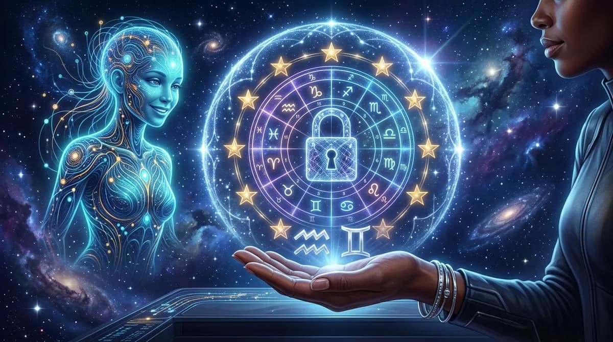 Astrología con IA y la Ley Europea de Inteligencia Artificial: Transparencia, Datos y Cómo Elegir una App Fiable