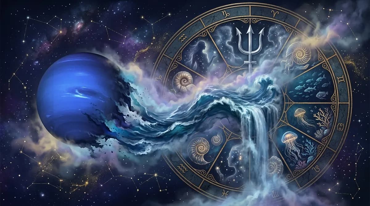 Neptuno en Cada Casa: Dónde Sueñas, Te Inspiras y Corres el Riesgo de Idealizar