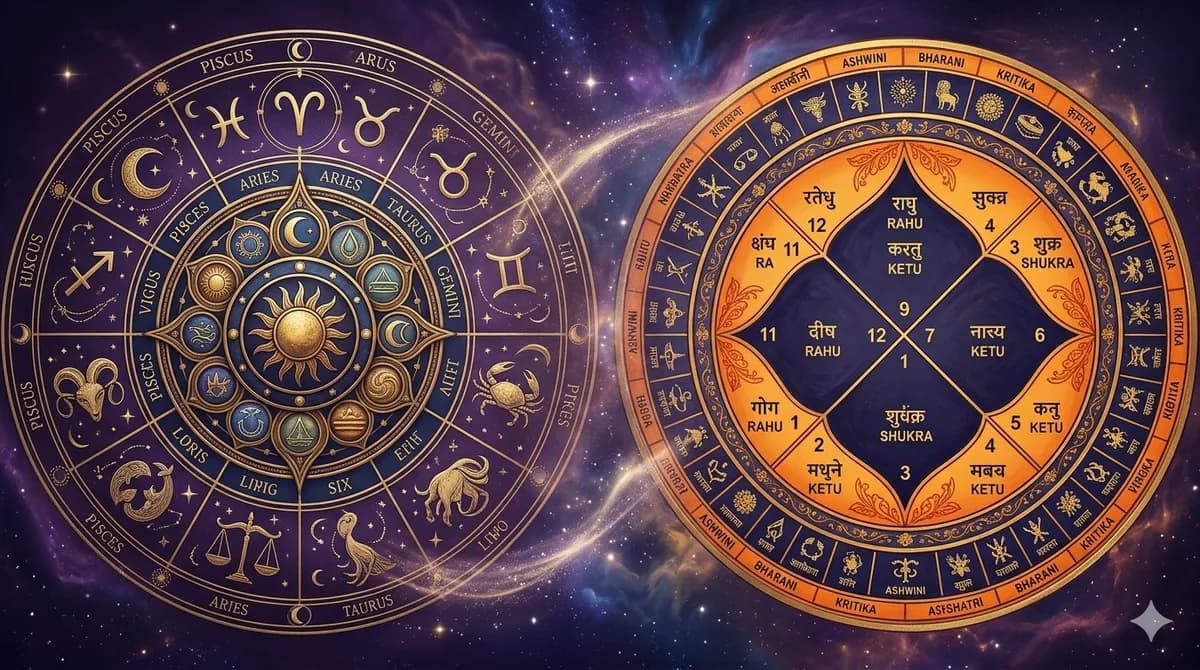 Astrología Védica vs Occidental: Diferencias, Similitudes y Cuál Elegir